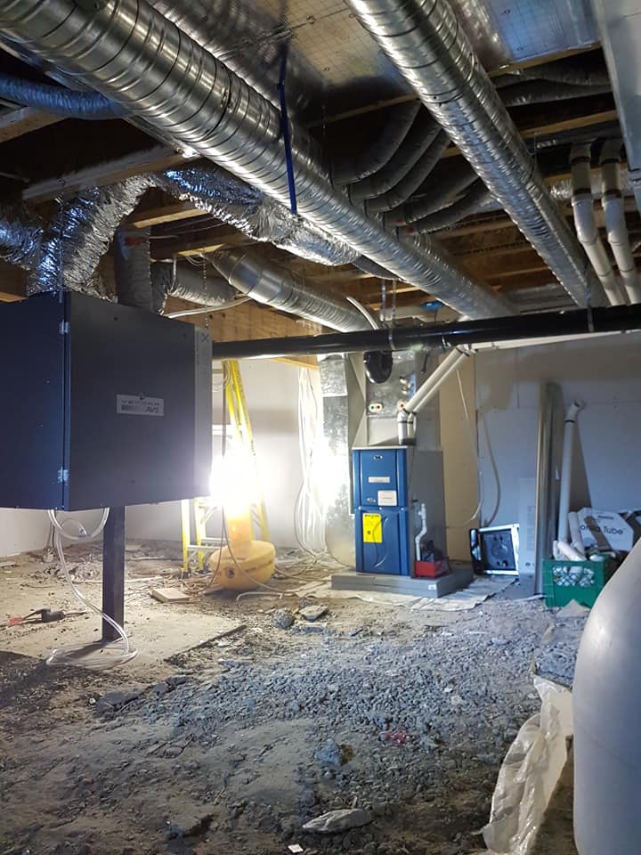 Furnace and ductwork