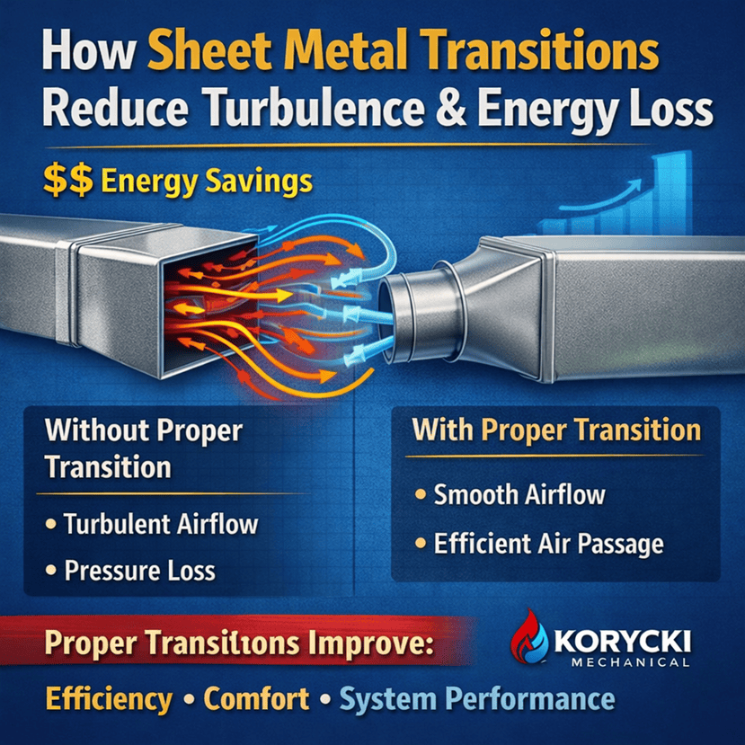 Sheet Metal Duct Transitions Improving HVAC Airflow Efficiency